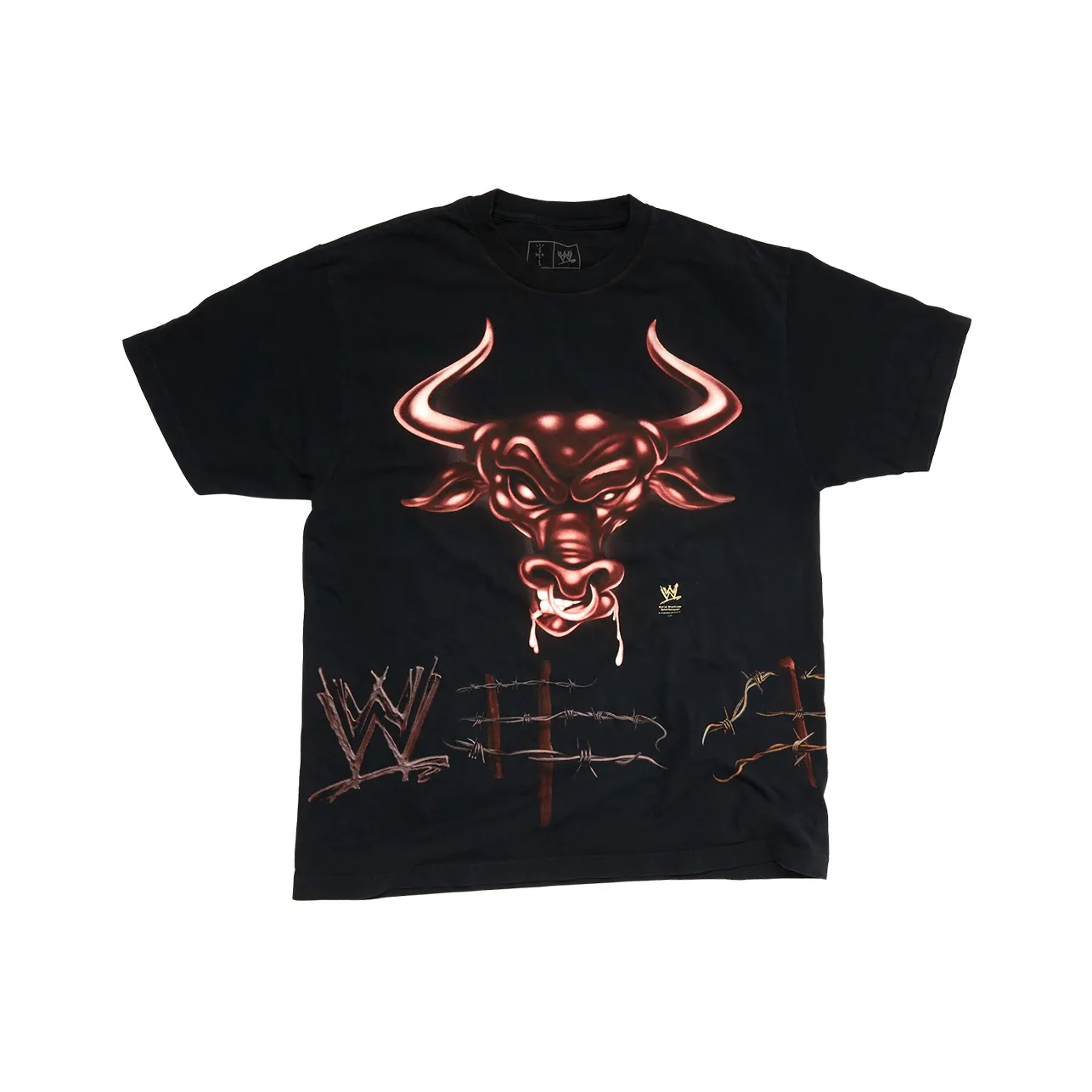 Travis Scott SS25 Черная Унисекс T-рубашка