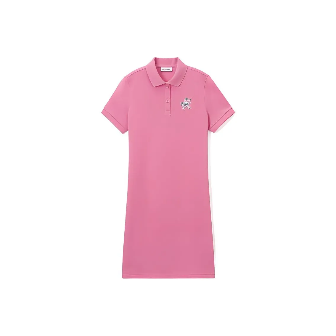 LACOSTE Collaboration SS24 Короткое платье с короткими рукавами Женское