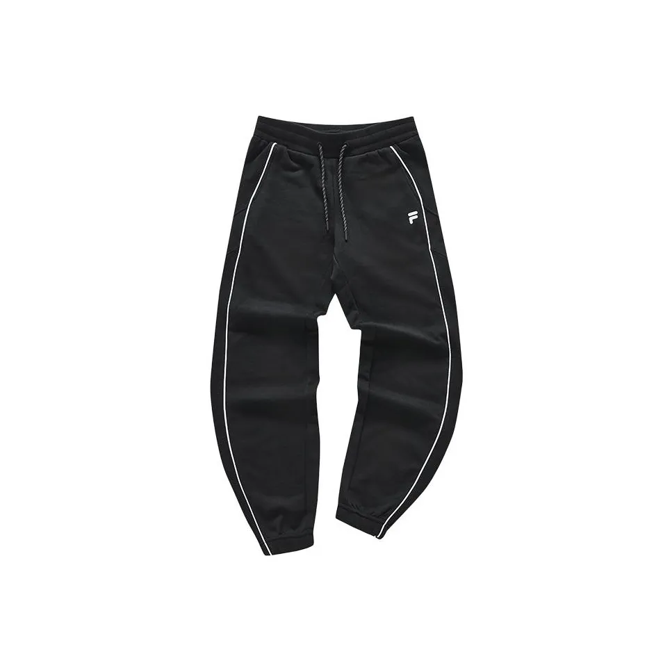 FILA FUSION URBAN TECH Вязаные спортивные брюки женские цвет черный Jet