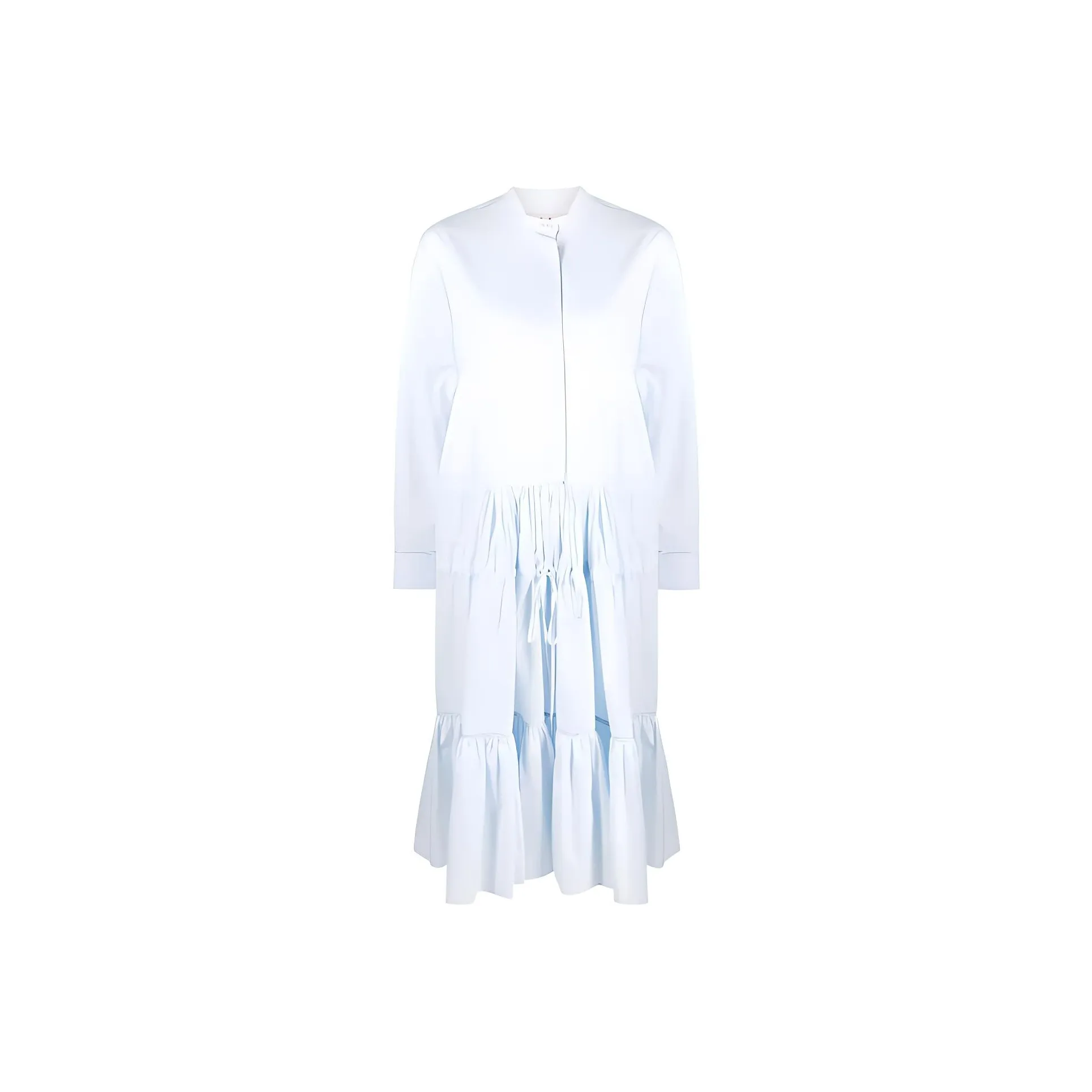 MARNI Chemisier Drawstring Waist Dress
