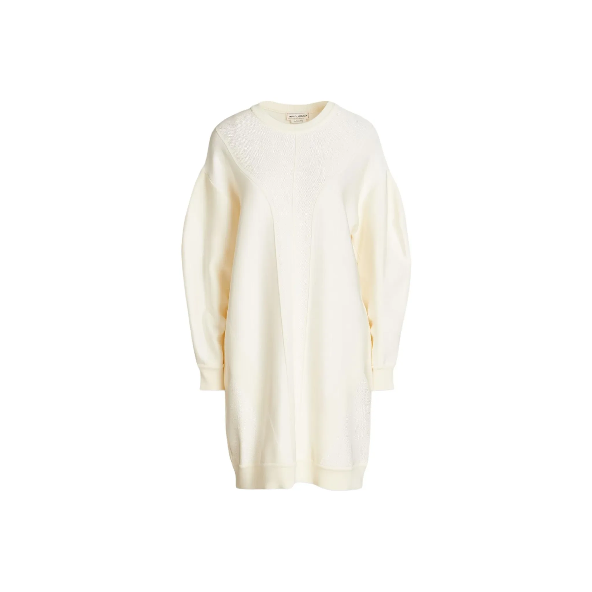 Alexander McQueen Белое Женское Длинное Платье с Рукавами