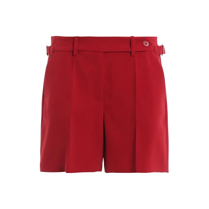 RED VALENTINO Женские повседневные шорты красного цвета