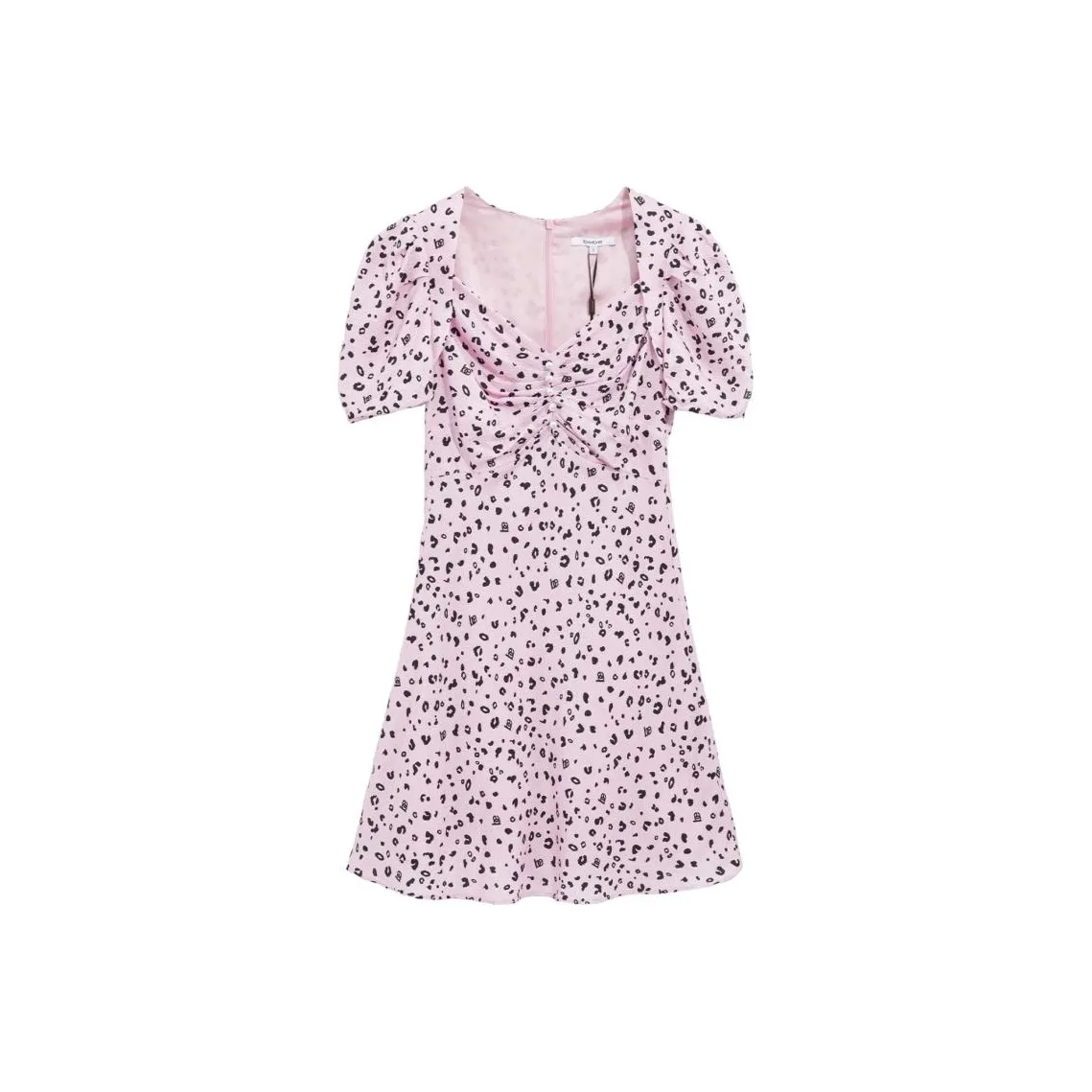 Bebe SS24 Short Sleeved Dresses Women's Black/Pink Red