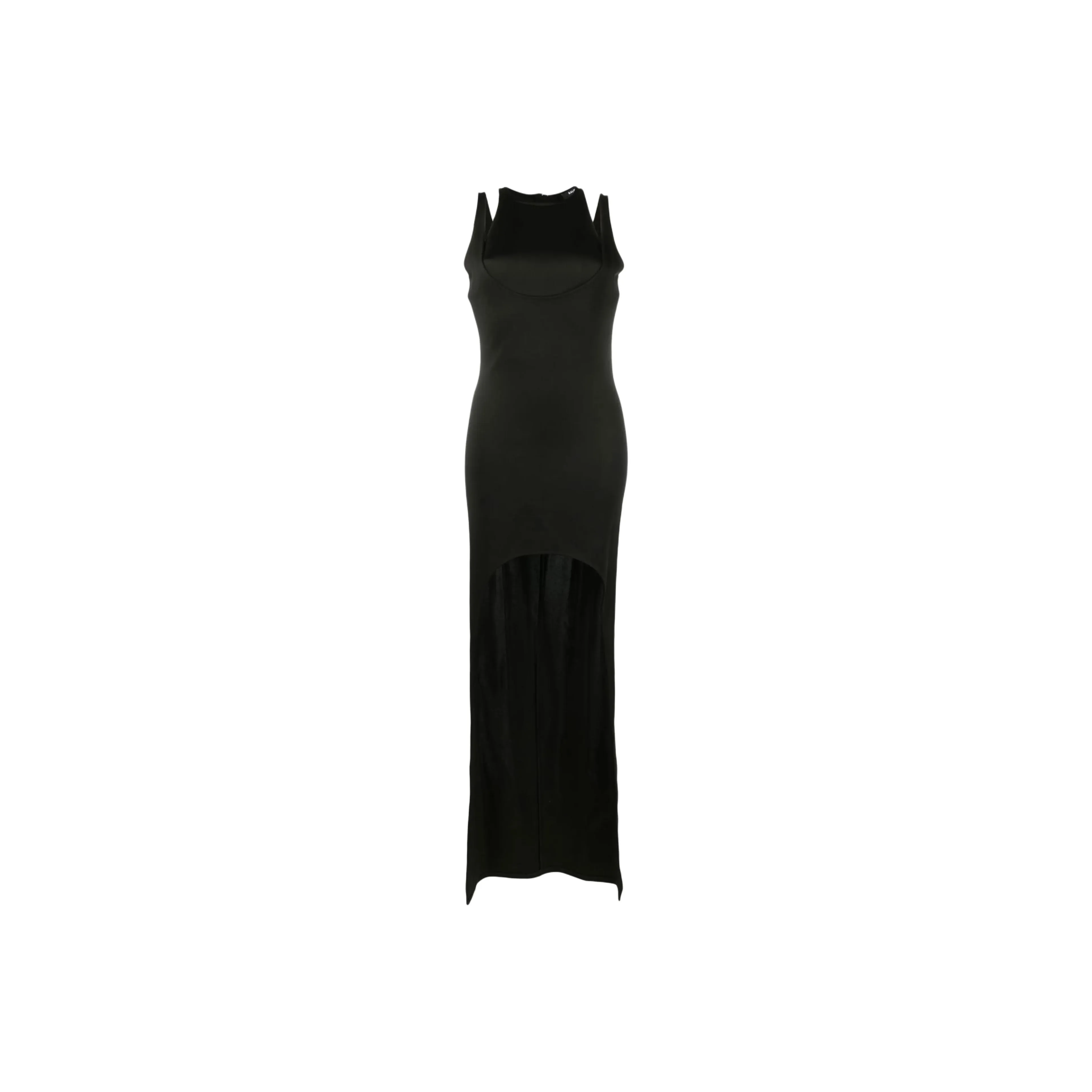BALMAIN Sleeveless Layered Long Dress