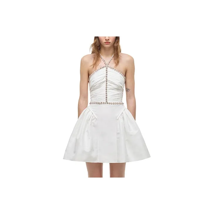 Self portrait FW21 Sleeveless Dress Women's White