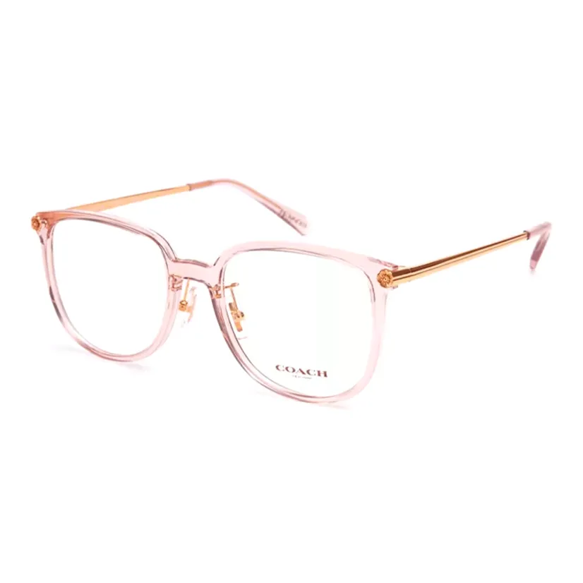COACH Пластина Нерегулярная форма Оправы для очков Женские Розовый