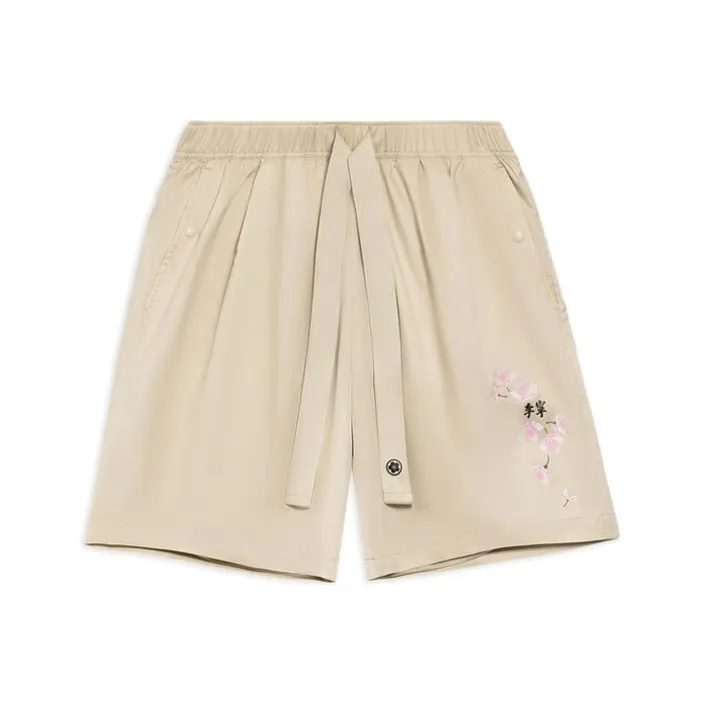 LINING Sports Fashion Collection Casual Shorts Women's Cashmere Gray