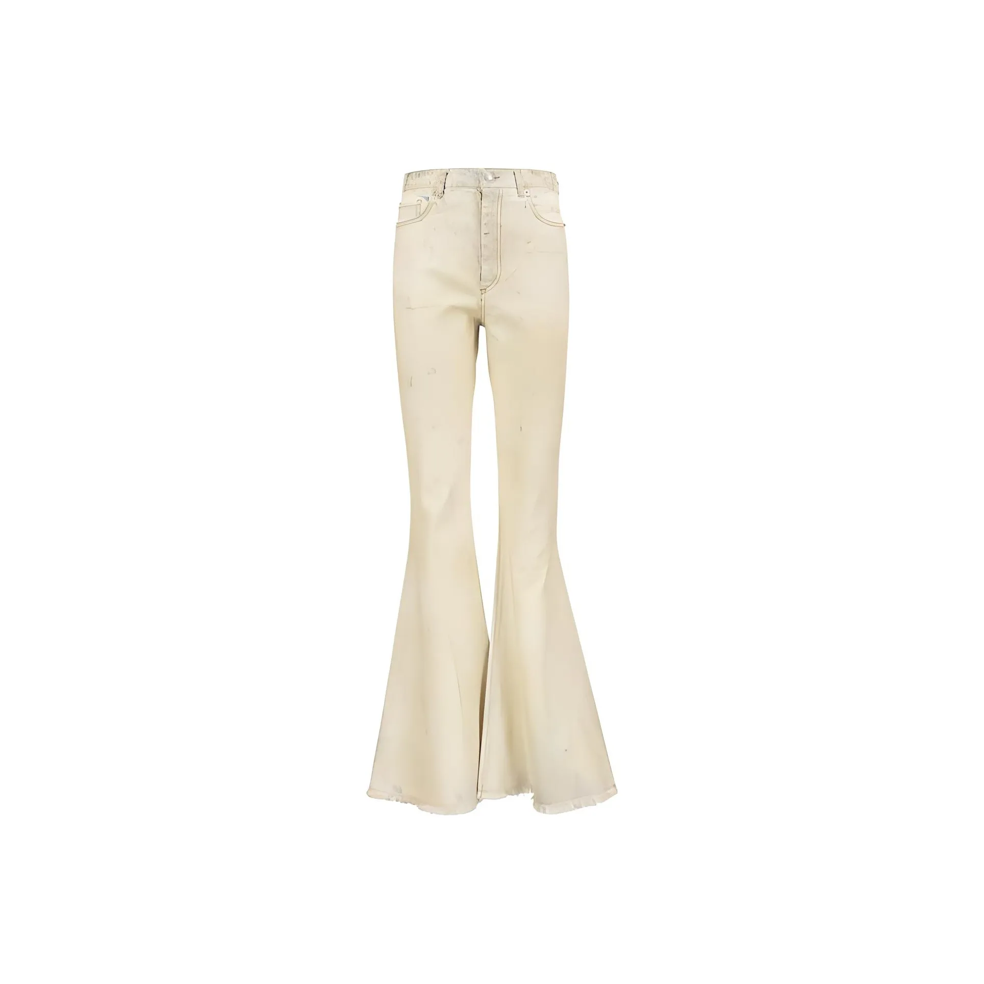 SportMax Frayed Hem Flared Jeans