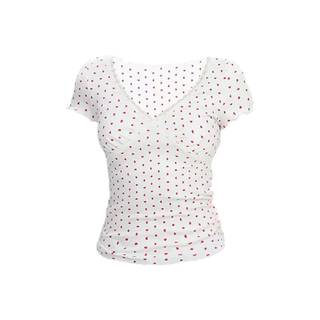 SKYA Белое Сердце Женские Футболки