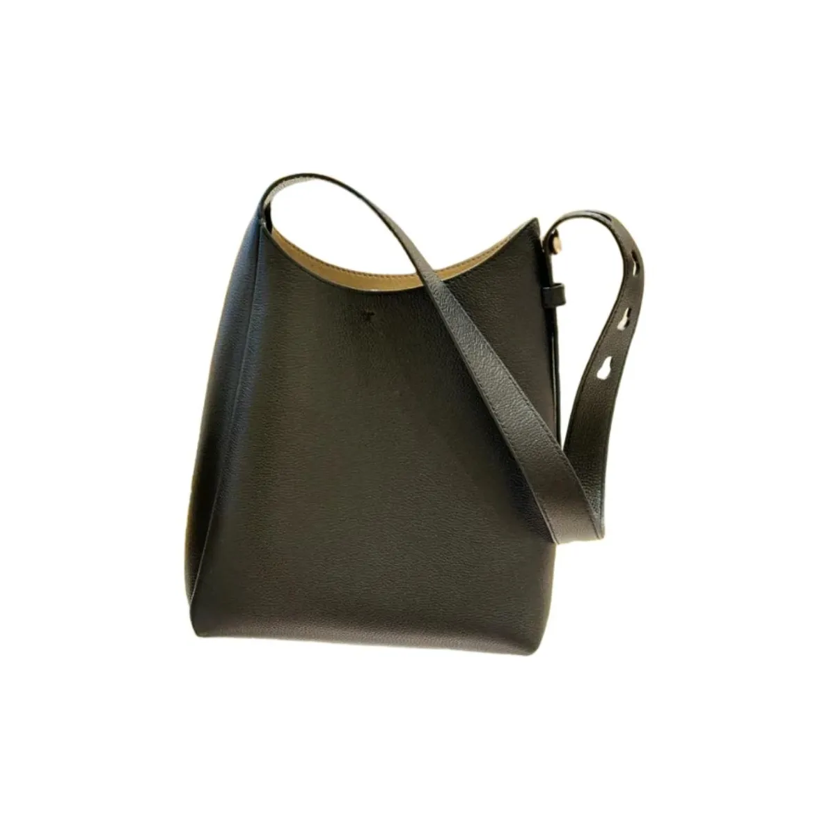 TORY BURCH Romy Cow Leather Shoulder Bag Small Women's Black