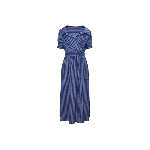 Altuzarra Blue Женские Короткие Платья с Рукавами