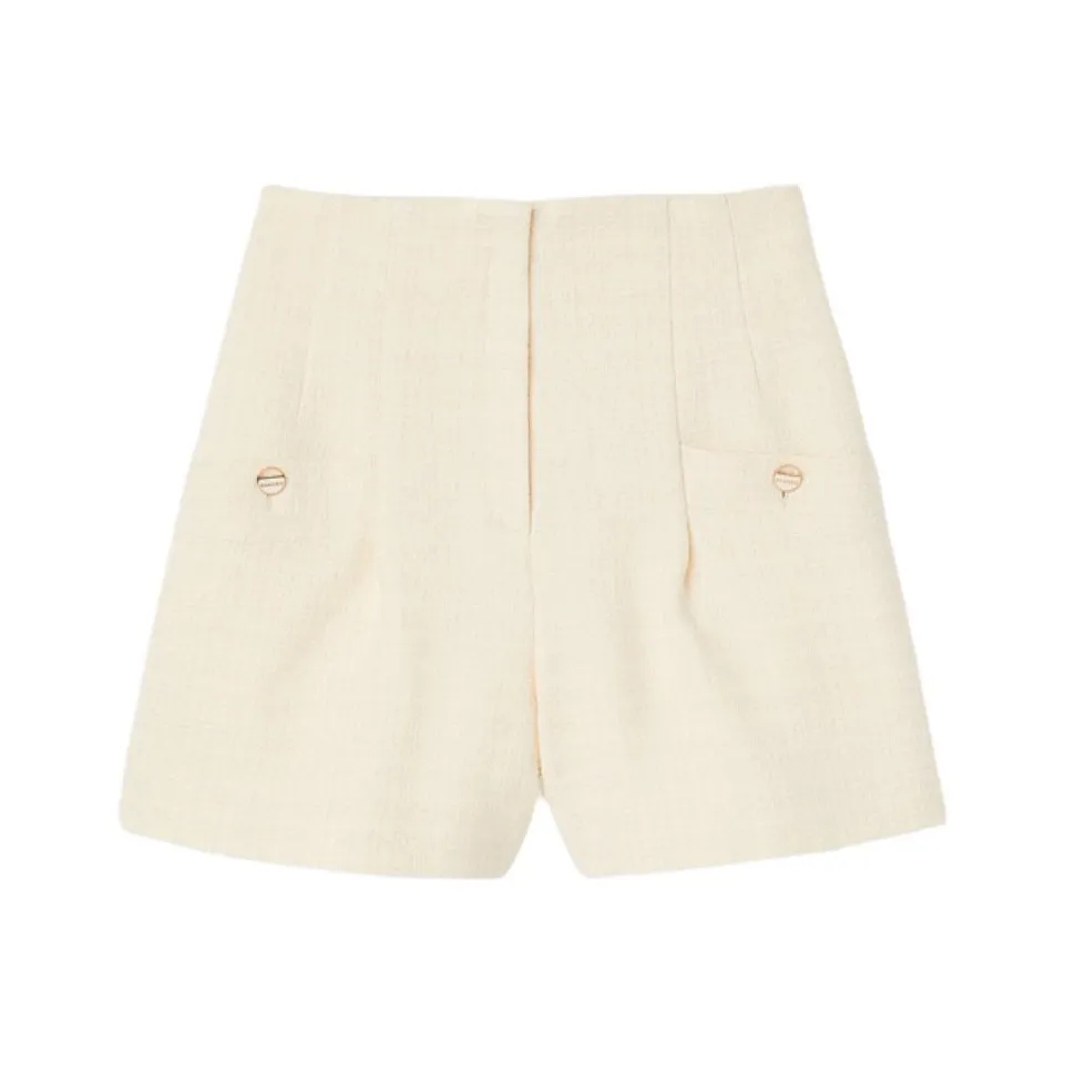 Sandro FW22 Повседневные шорты Женские Светлый Умбра