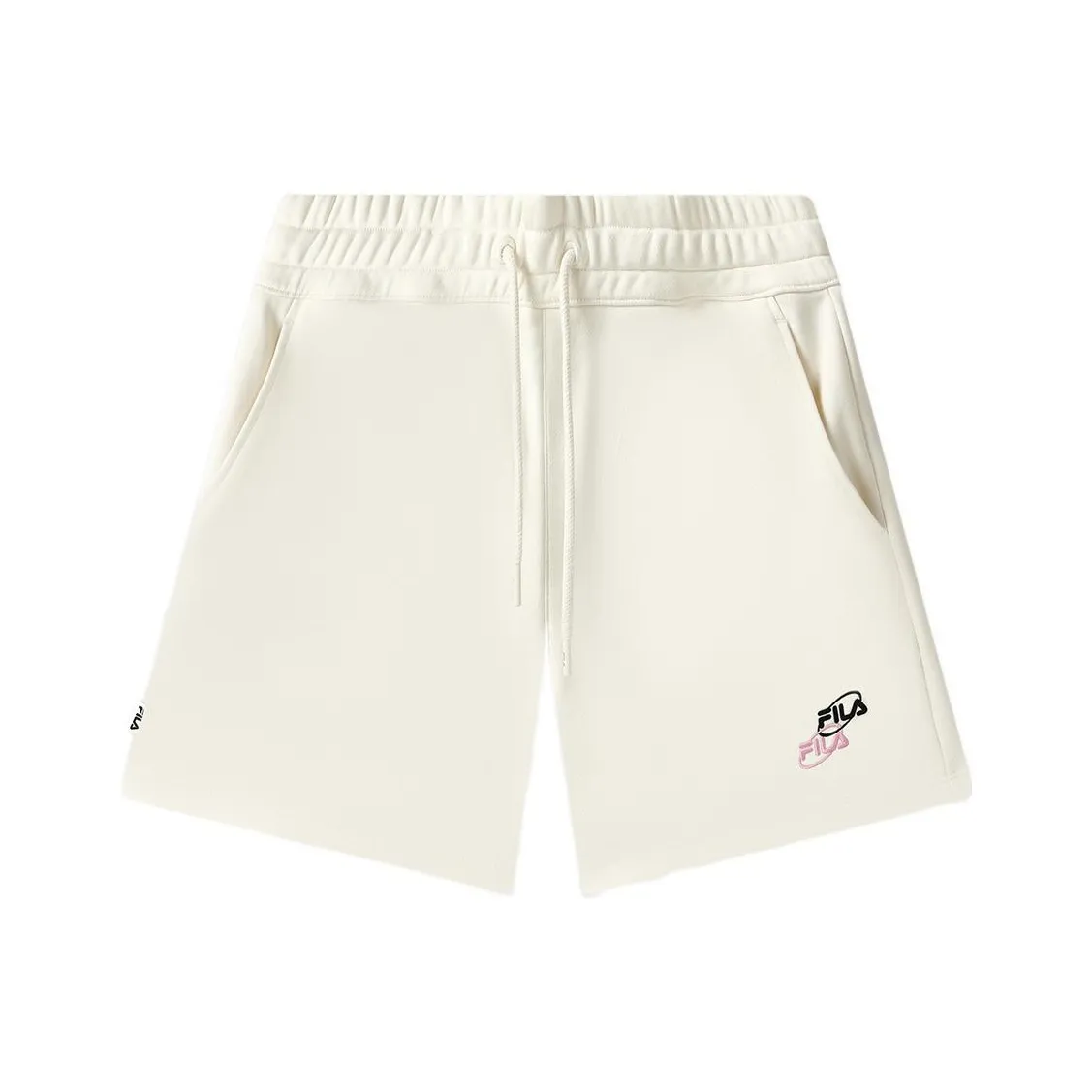 FILA Valentine's Day Collection Casual Shorts Women's Milk Salt White