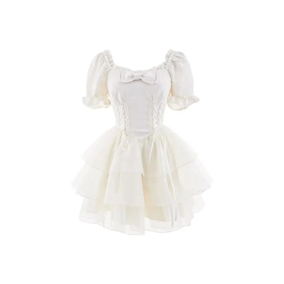 PAVLISOVA Short Sleeved Dress Women's Apricot