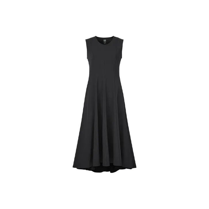 UNIQLO x Theory Без рукавов Платье Женское Черное