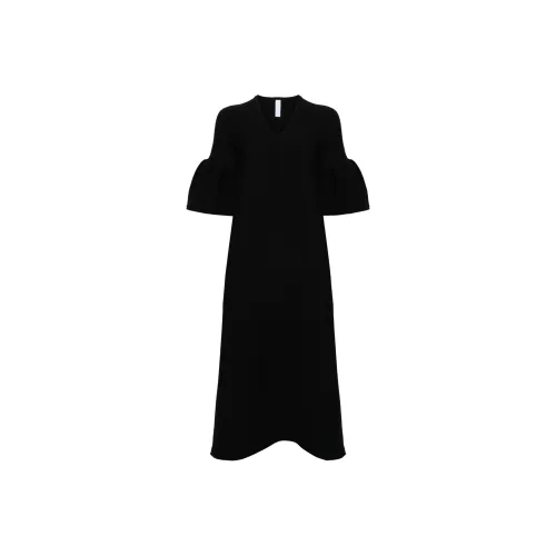 CFCL Black Женские Короткие Платья с Рукавами