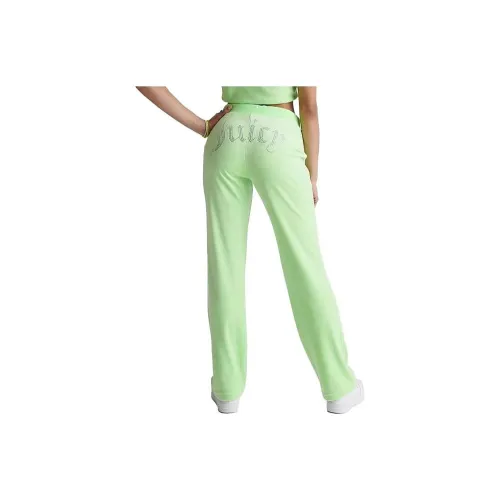 JUICY COUTURE Зеленые Женские Вязаные Спортивные Брюки