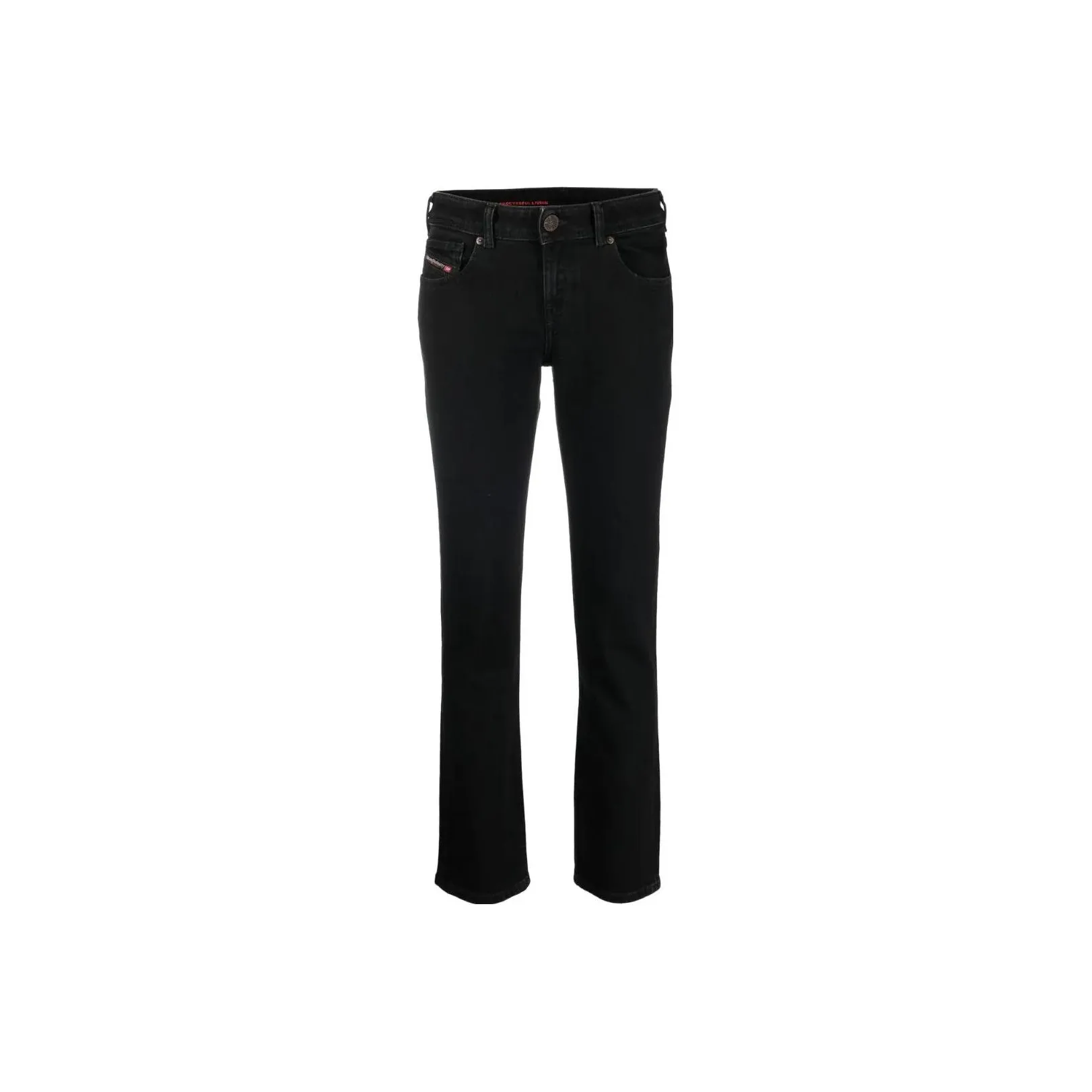 DIESEL Low rise Flared Crop Jeans