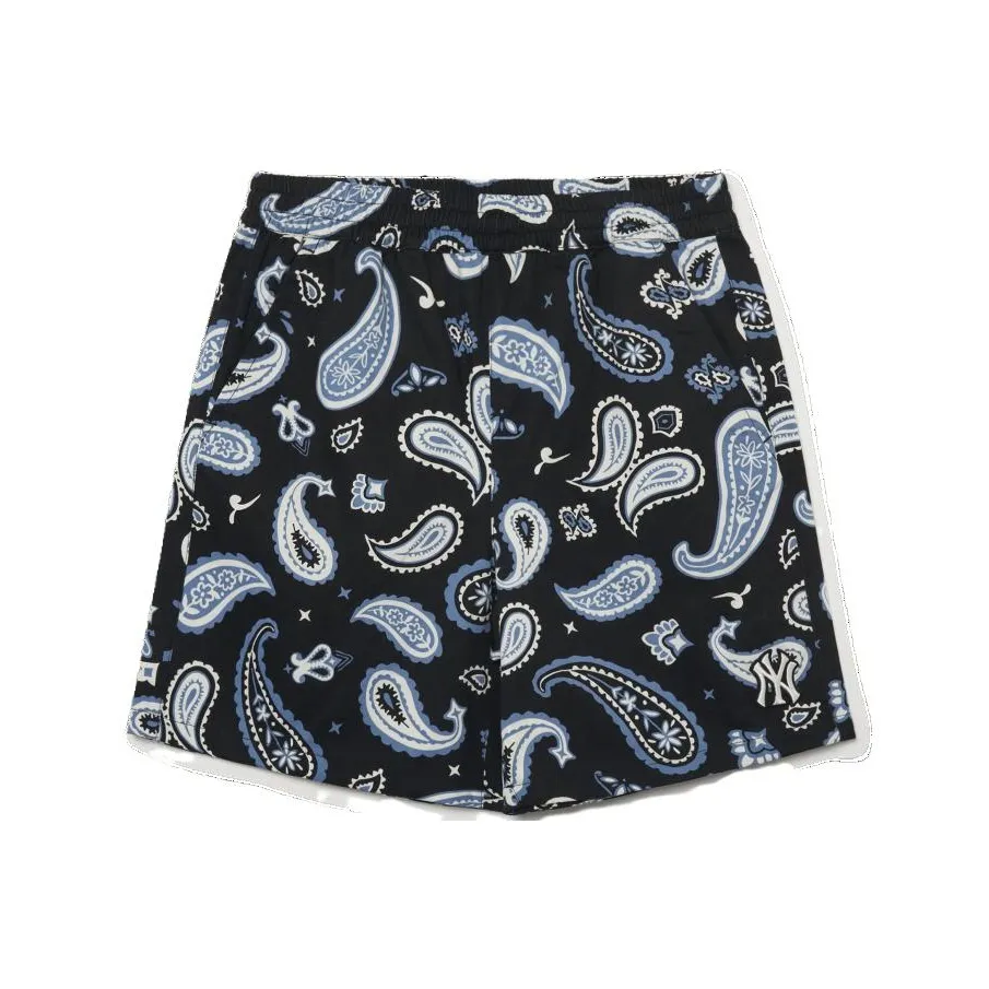 Mlb Cashew Flower Повседневные шорты Женские Черный