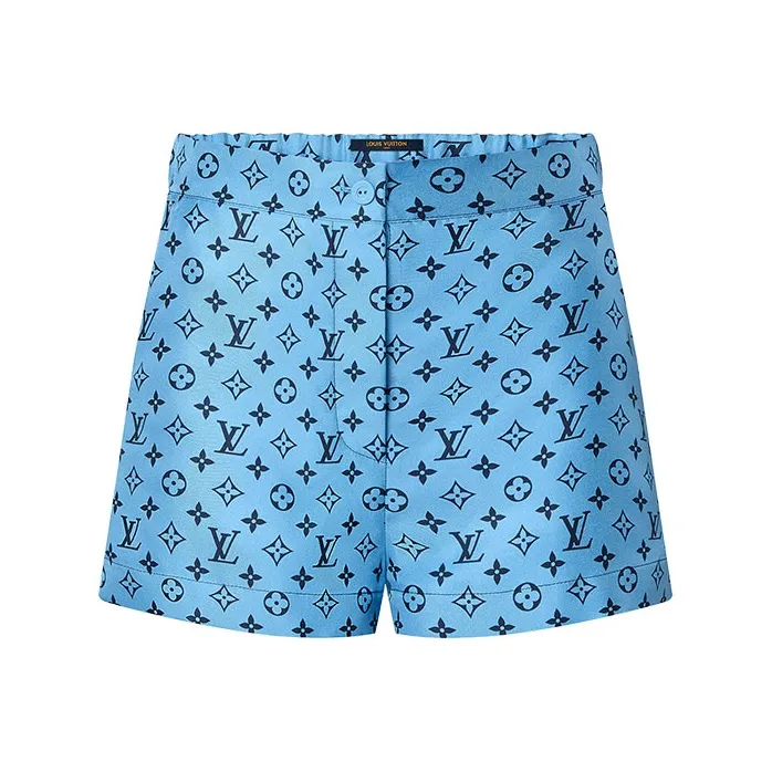 LOUIS VUITTON FW22 Casual Shorts Women's Blue