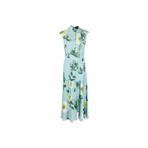 PINKO Зеленые Женские Короткие Платья с Рукавами
