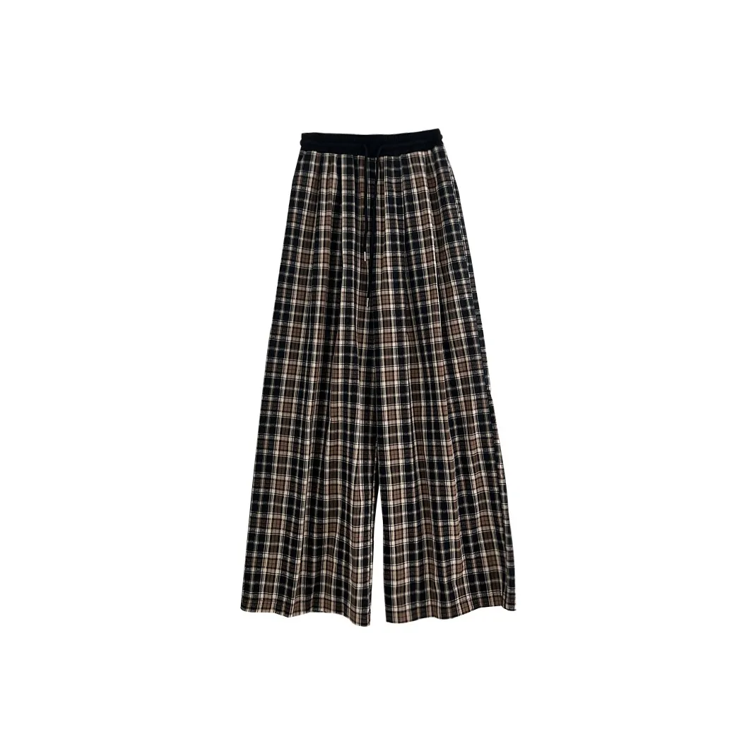 Fuccykee Casual Pants Women's Plaid