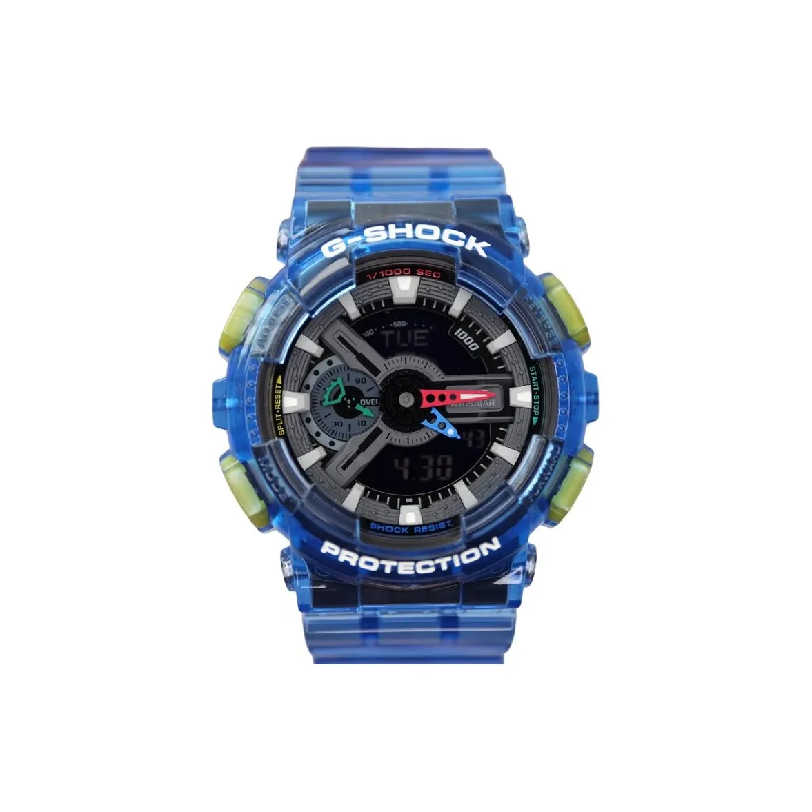 CASIO G SHOCK Ice Resilience Collection Кварцевый механизм Смольный ремешок Часы Унисекс Черный циферблат