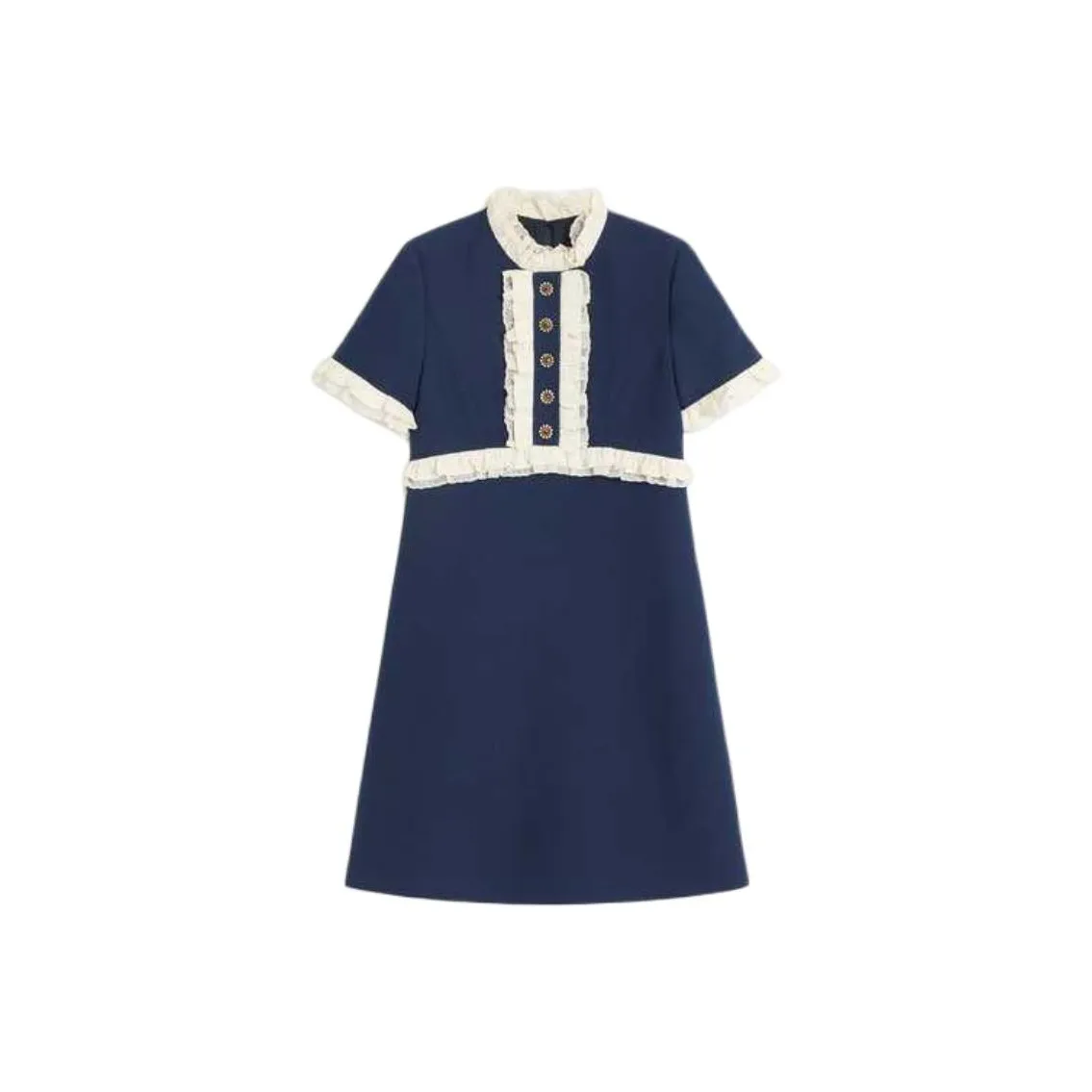 Valentino Crepe Couture Mini Dress