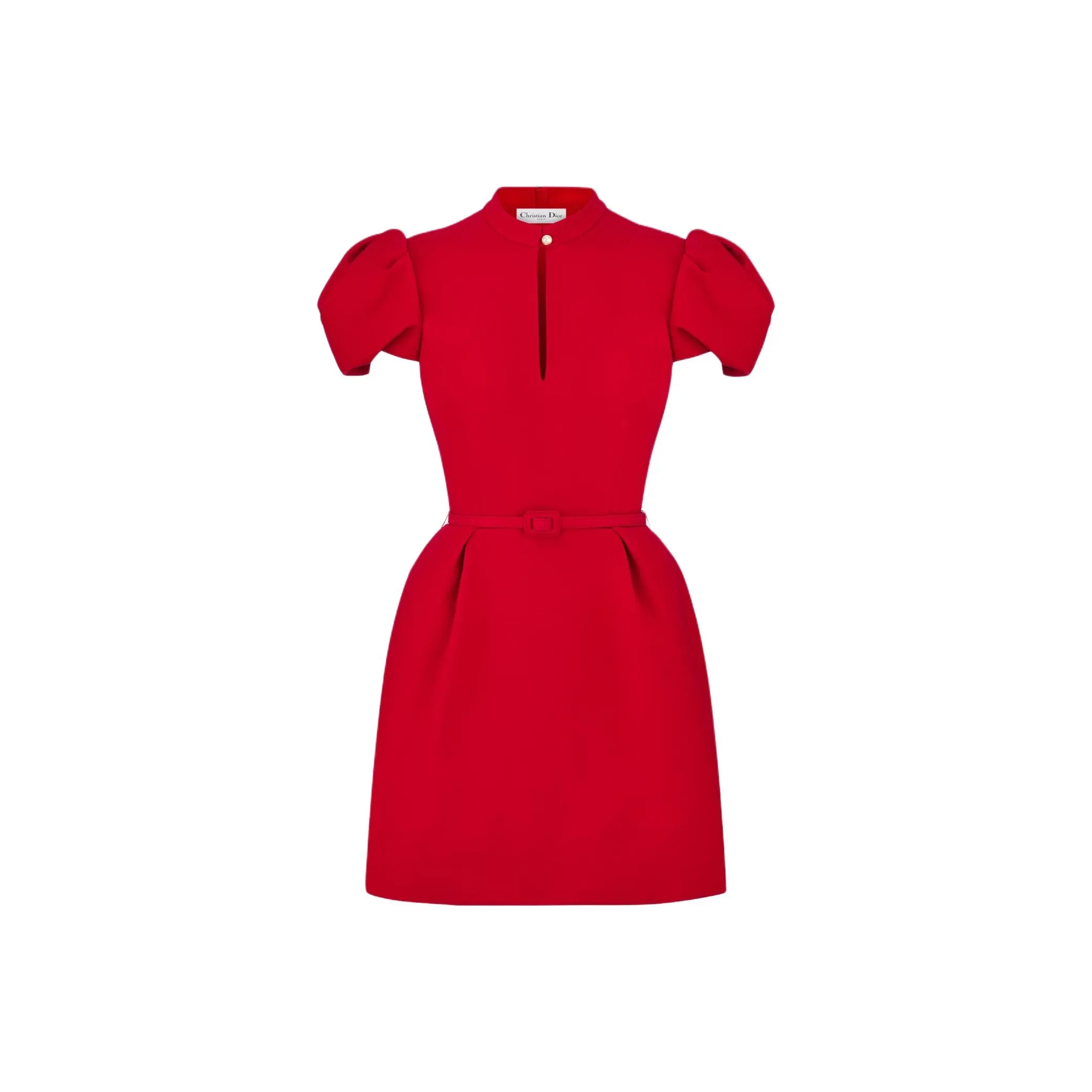DIOR FW24 Short Sleeved Dresses Women's Red