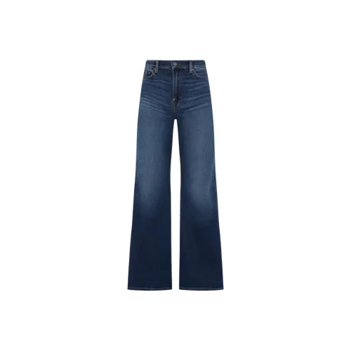 SEVEN FOR ALL MANKIND Темно-синие Женские Джинсы