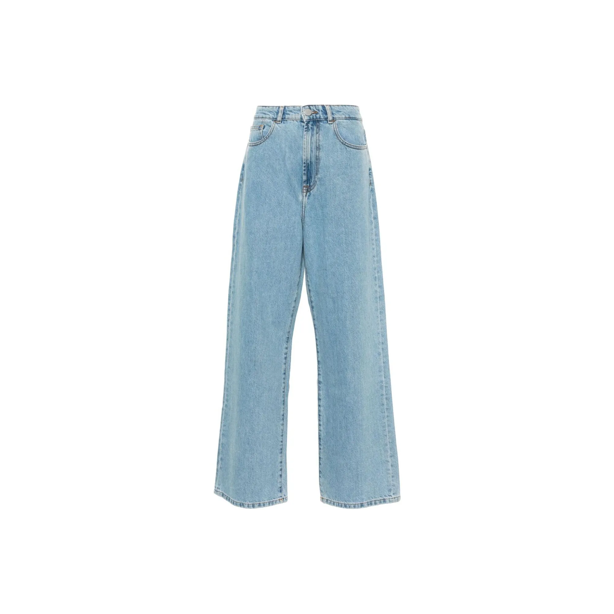 Róhe Low Rise Wide Leg Denim Jeans