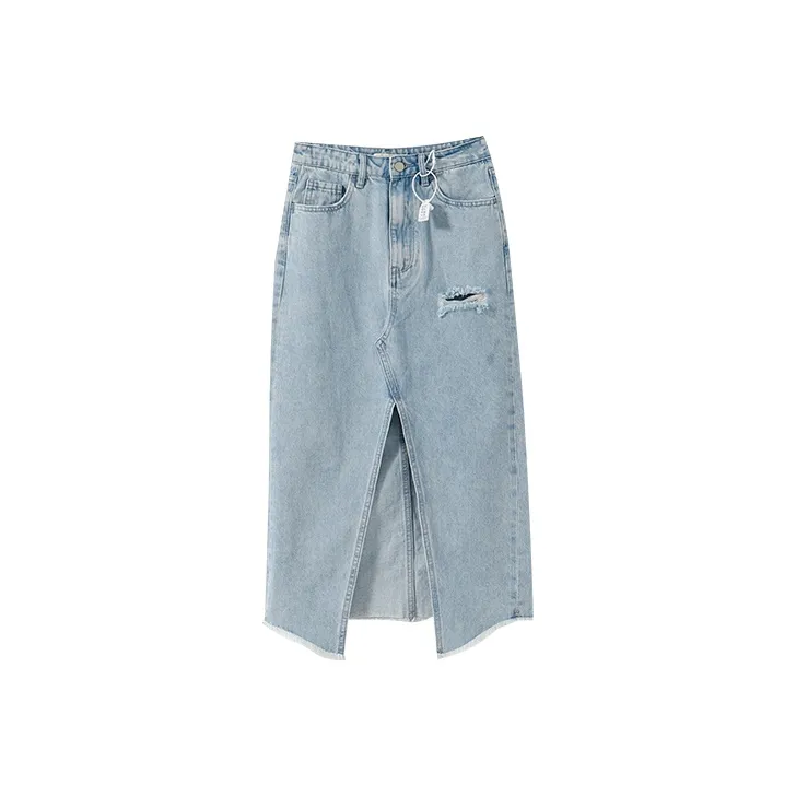 YUMOMO STAR Длинная Юбка Светло-Синий