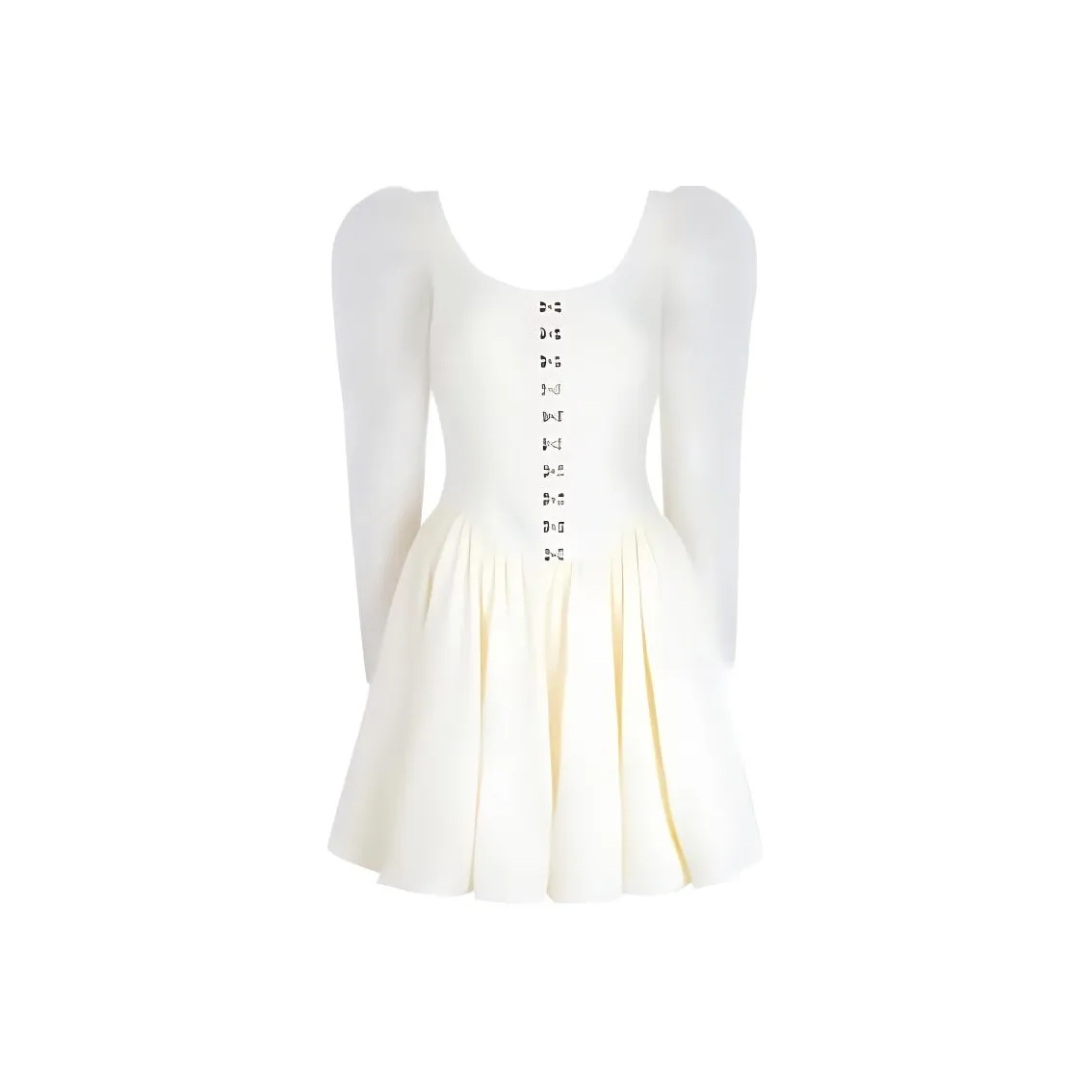 JORYAweekend Длинное платье с длинными рукавами женское цвет экрю