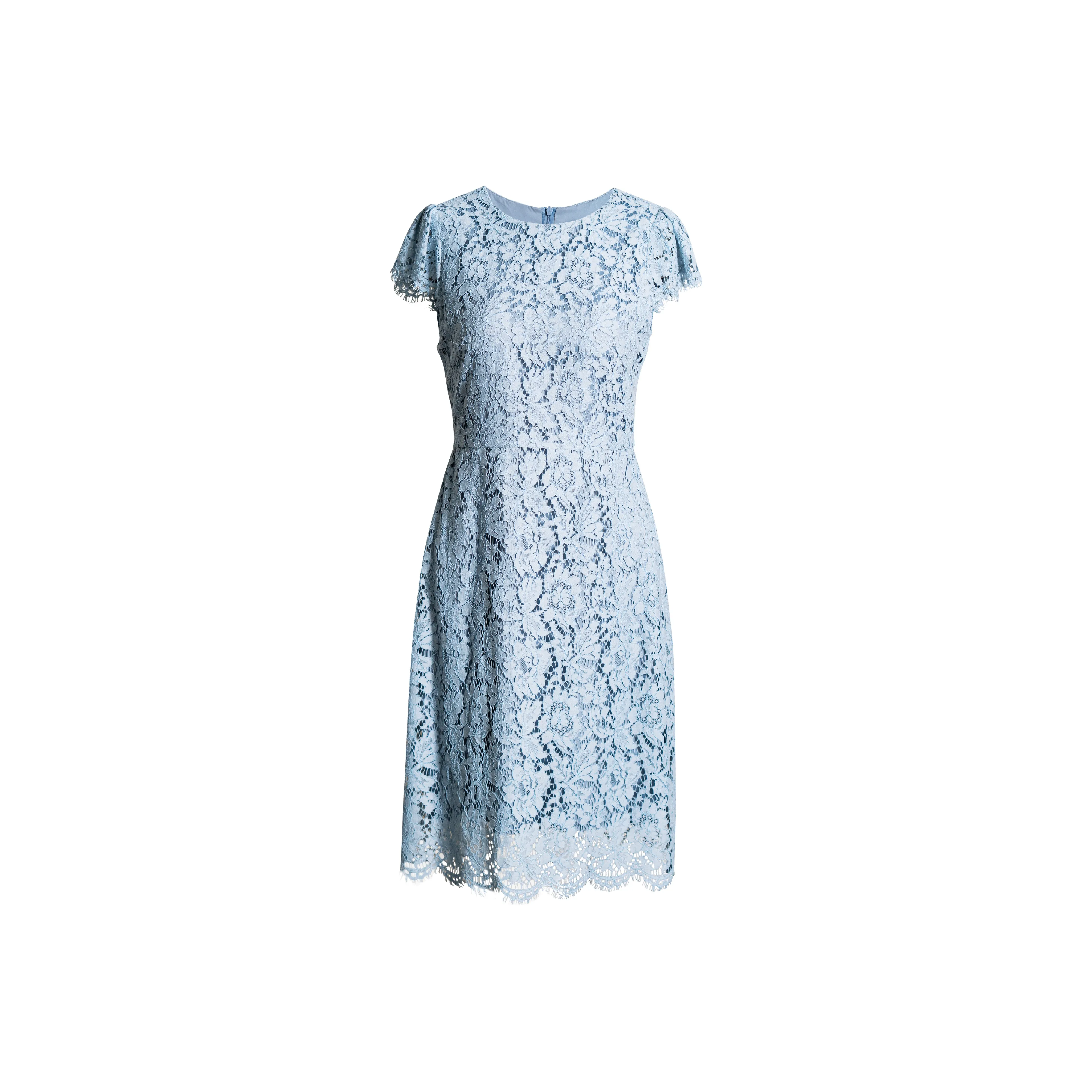ROEYSHOUSE Short Sleeved Dress Women's Light Blue