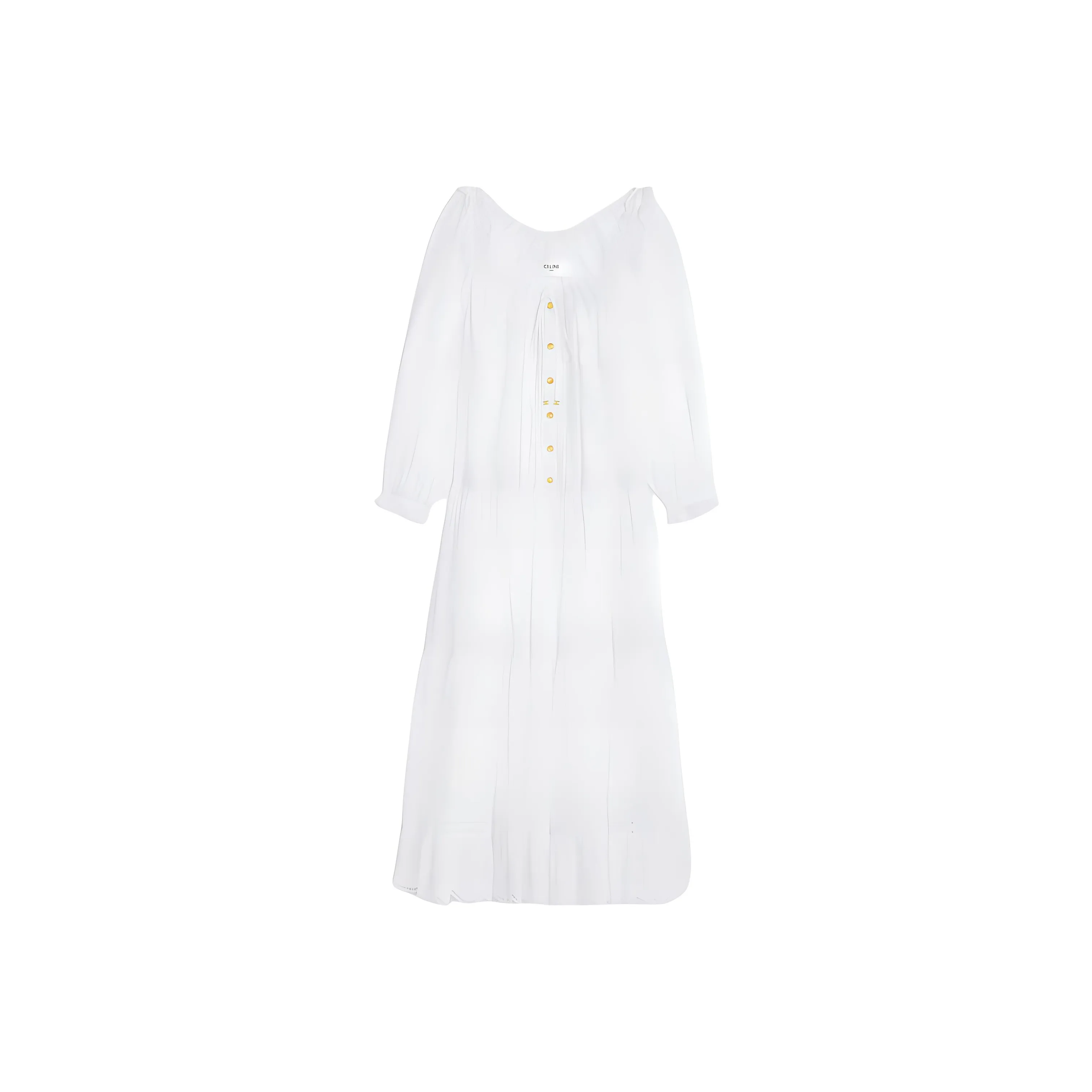 CELINE Embroidered Folk Dress
