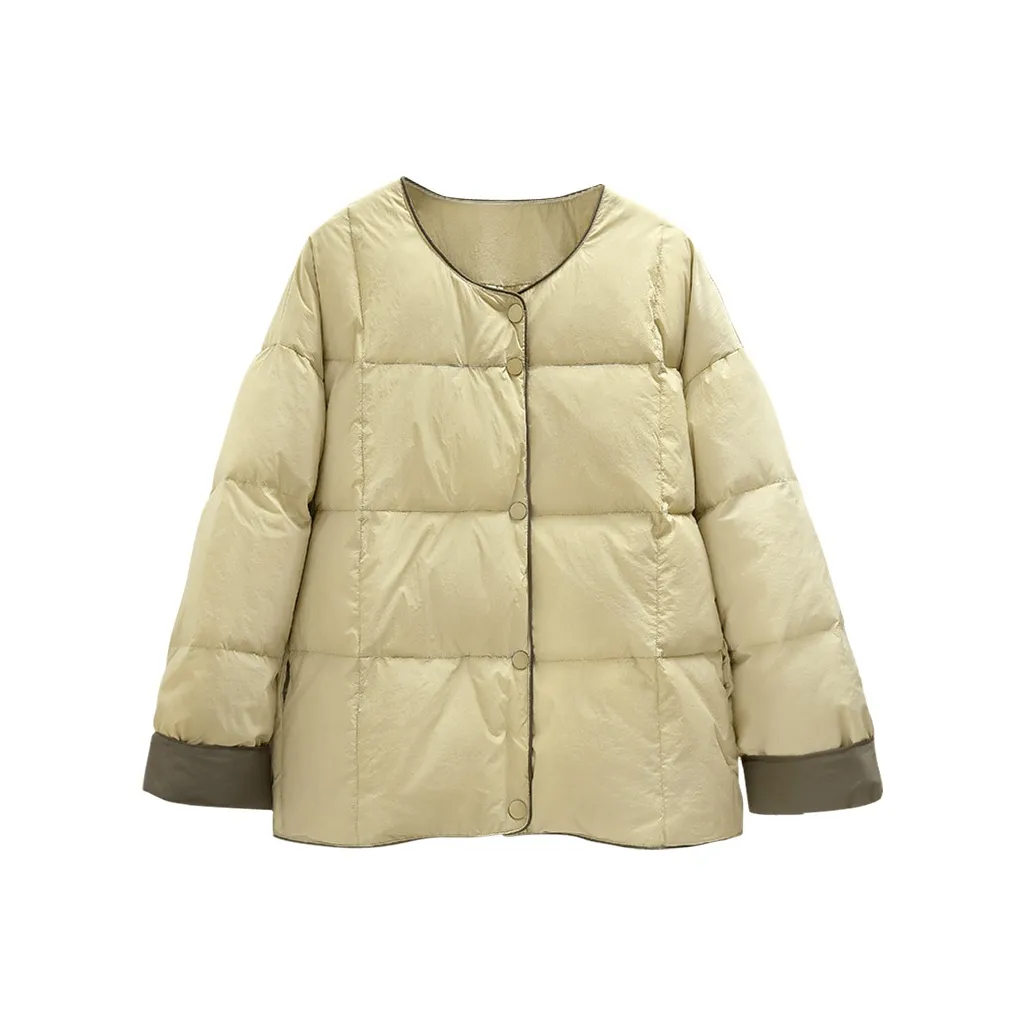 Cypress House Пуховая куртка Женская Светло-желтая