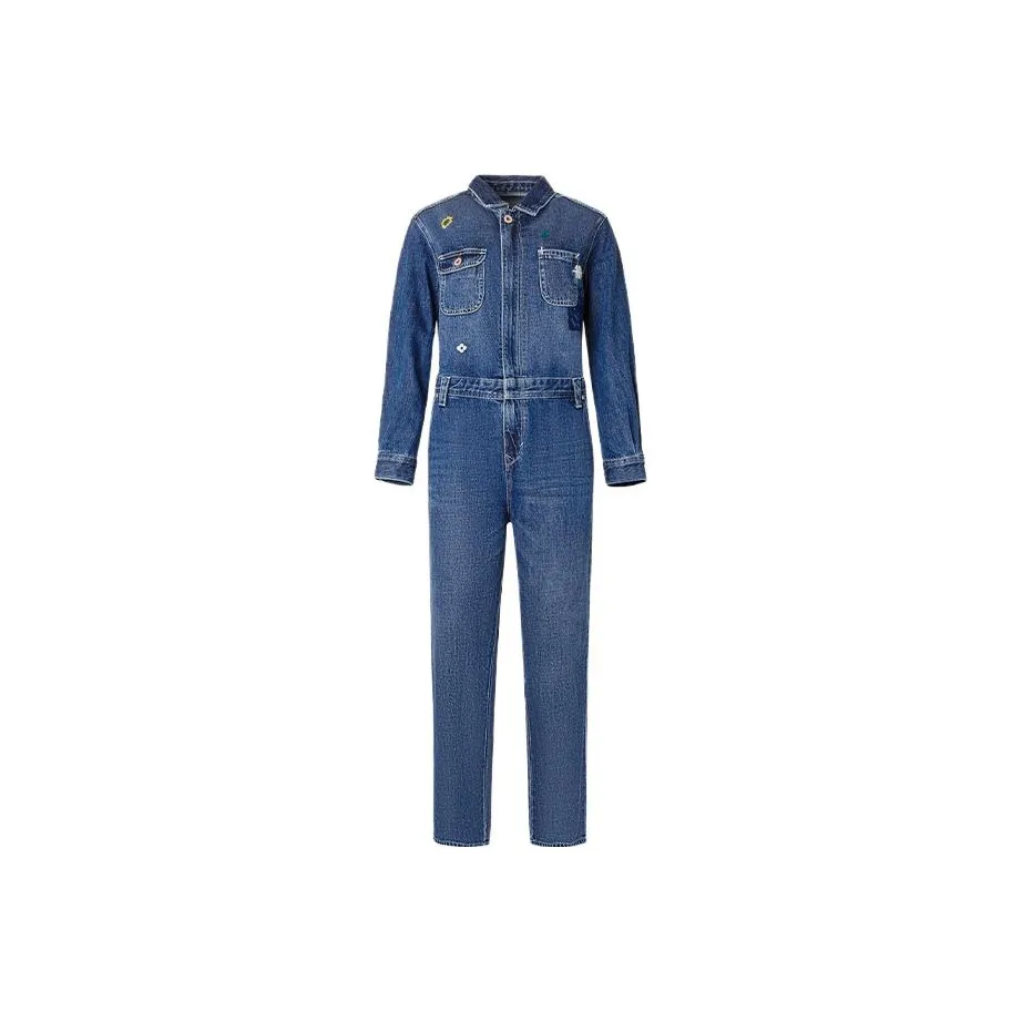 Lee Jumpsuits Women's Medium Dark Blue