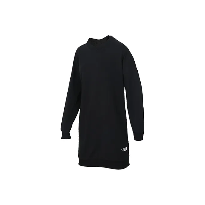 PUMA Long Sleeved Dresses Women's Black