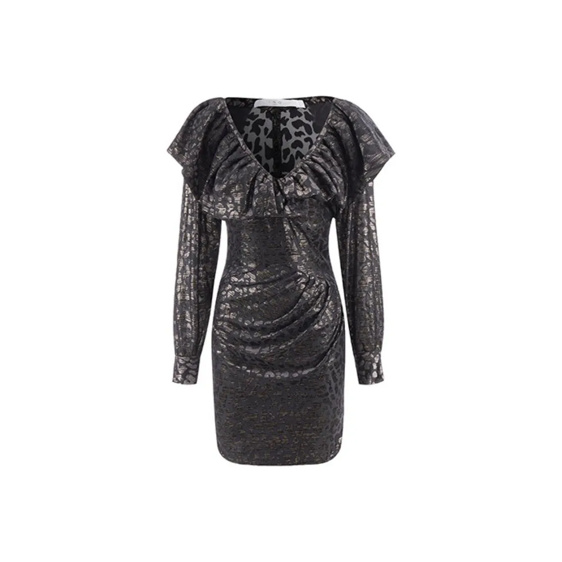 IRO NIGHT Long Sleeved Dress Women's Black