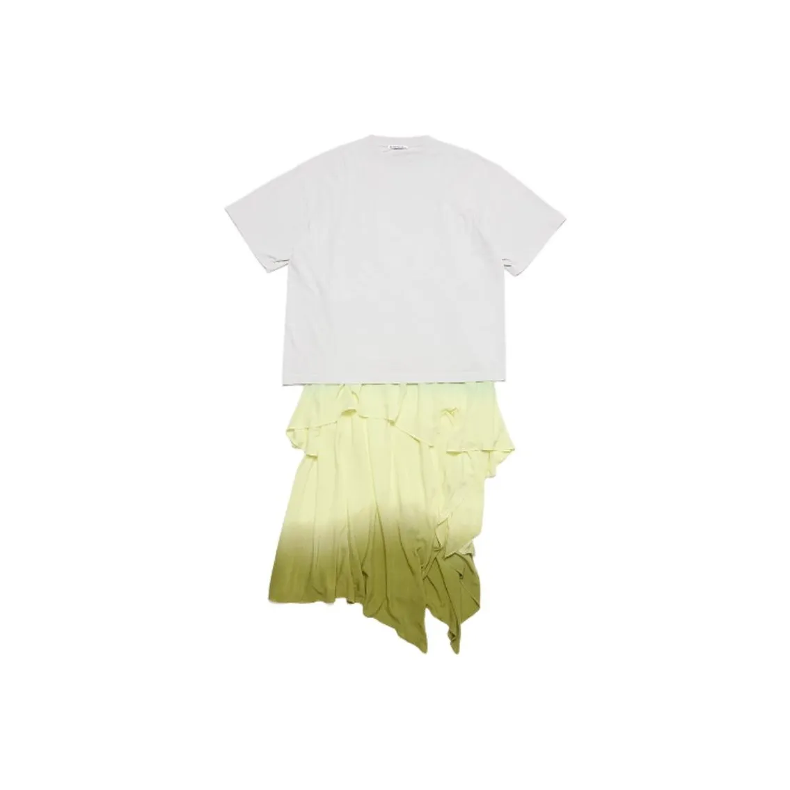 Acne Studios SS24 Short Sleeved Dress Women's Light Yellow