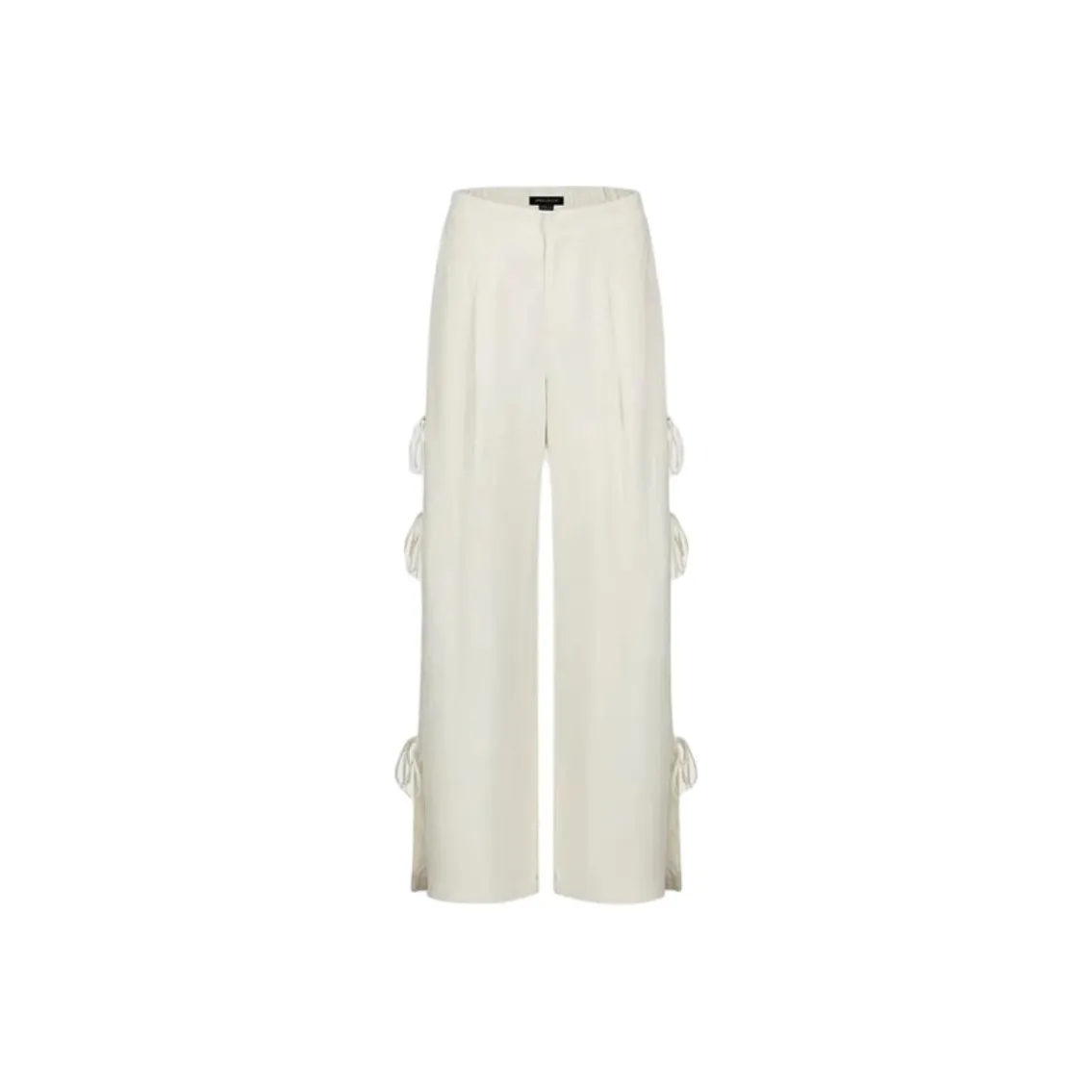 URBAN REVIVO Boho Style Повседневные брюки Женские Экрю