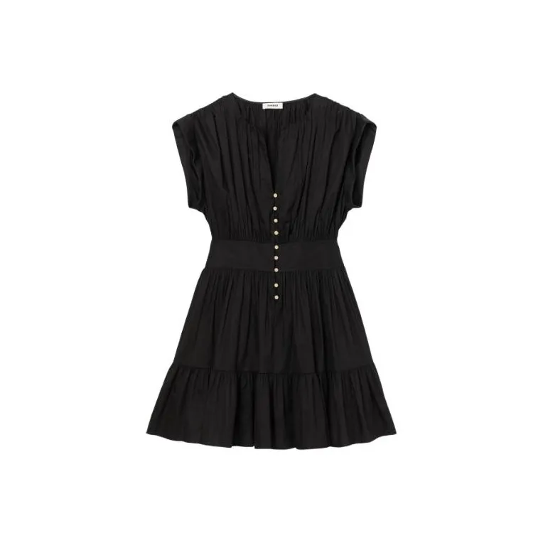Sandro Sleeveless Dresses Women's Black
