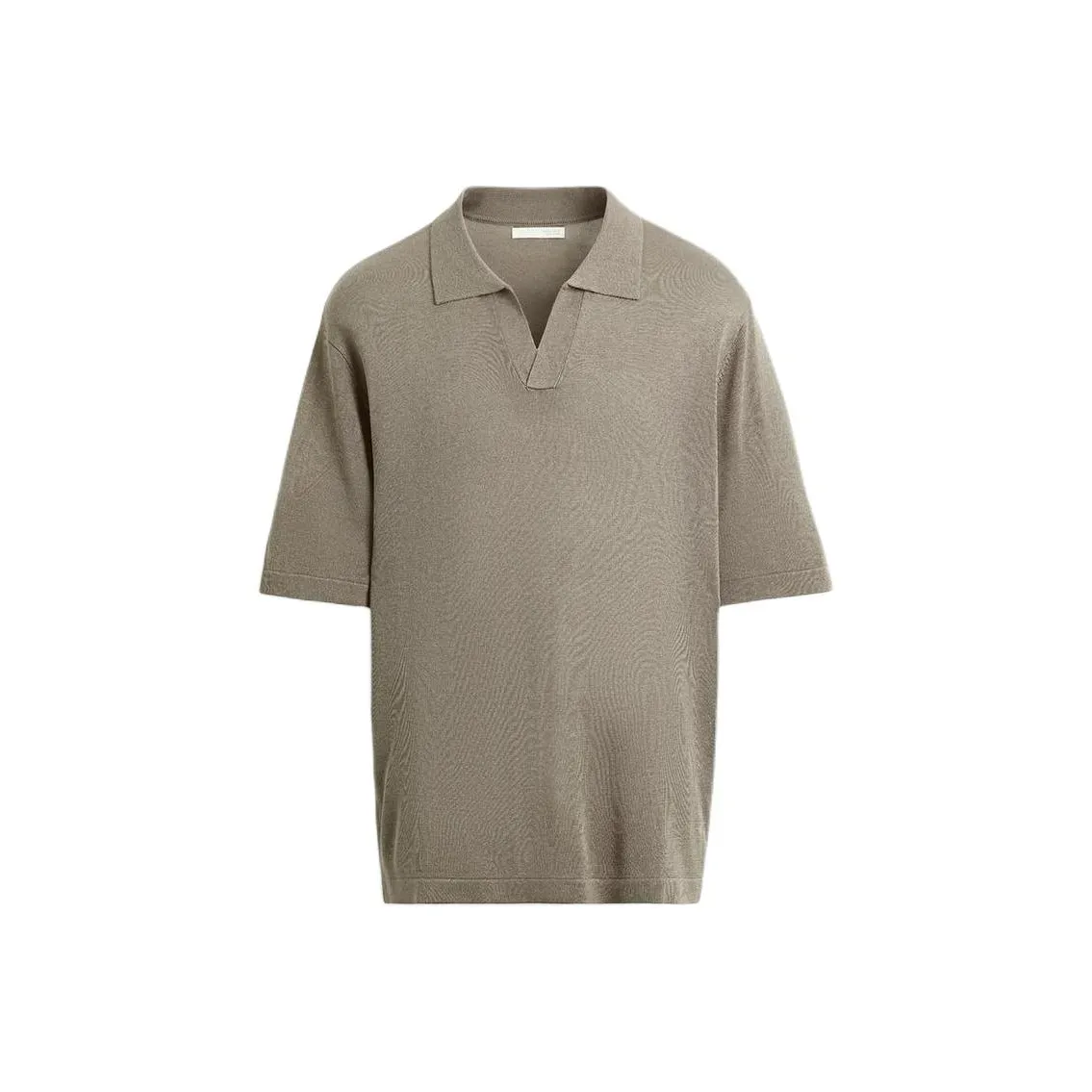 ZARA Polo Shirt Men's Brown/Dark Taupe