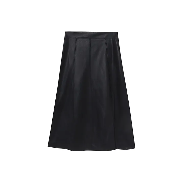 HAPG Leather Long Skirt Women's