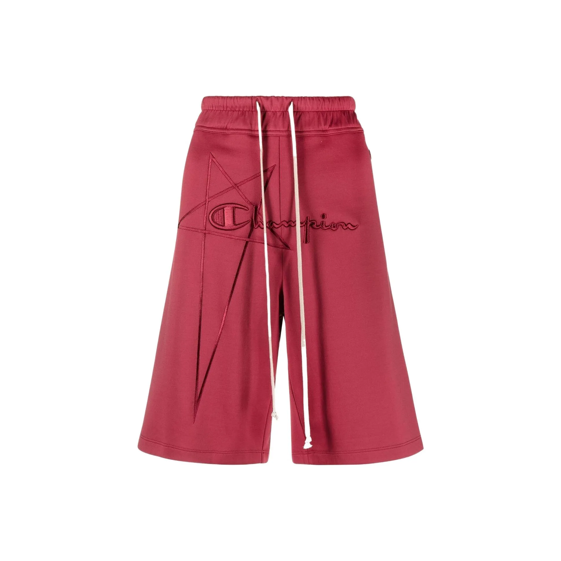 RICK OWENS Red Женские Повседневные шорты