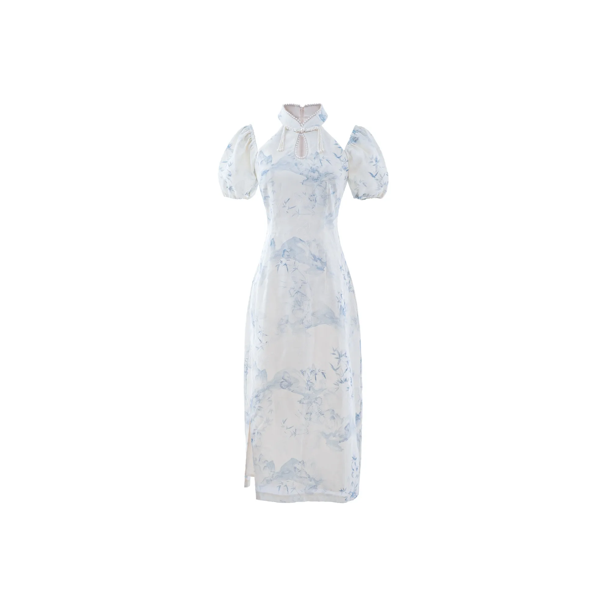 Blovelan Short-Sleeved Dresses Women's Distant Mountain Blue