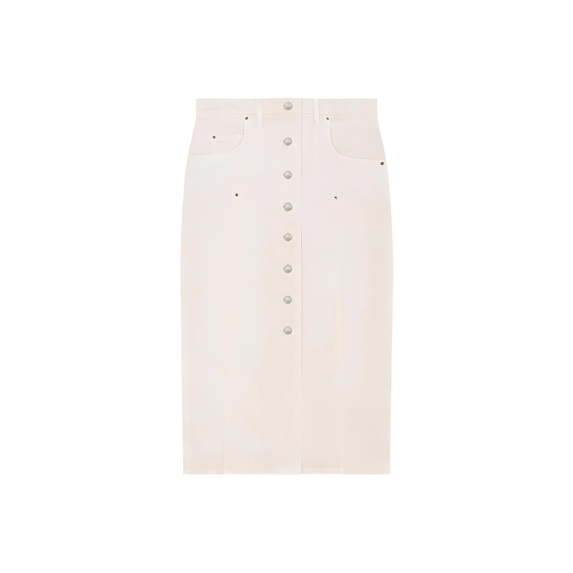 ISABEL MARANT ETOILE SS24 Long Skirt Women's White