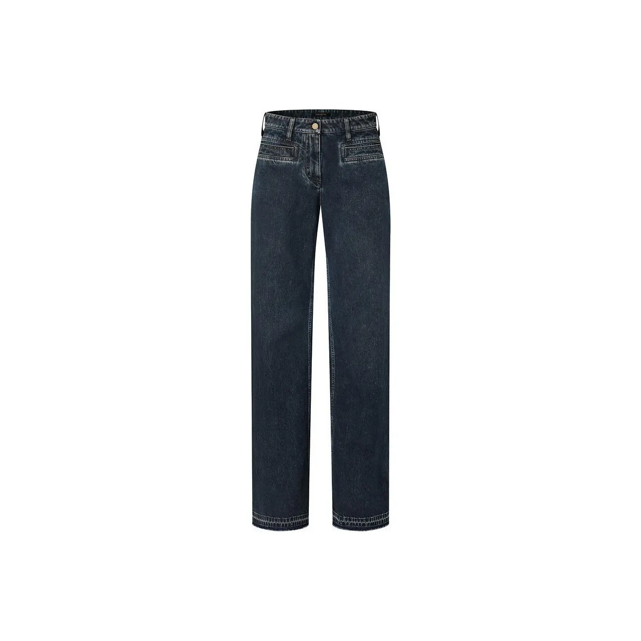 LOUIS VUITTON Nautical Lv Patch Flared Jeans