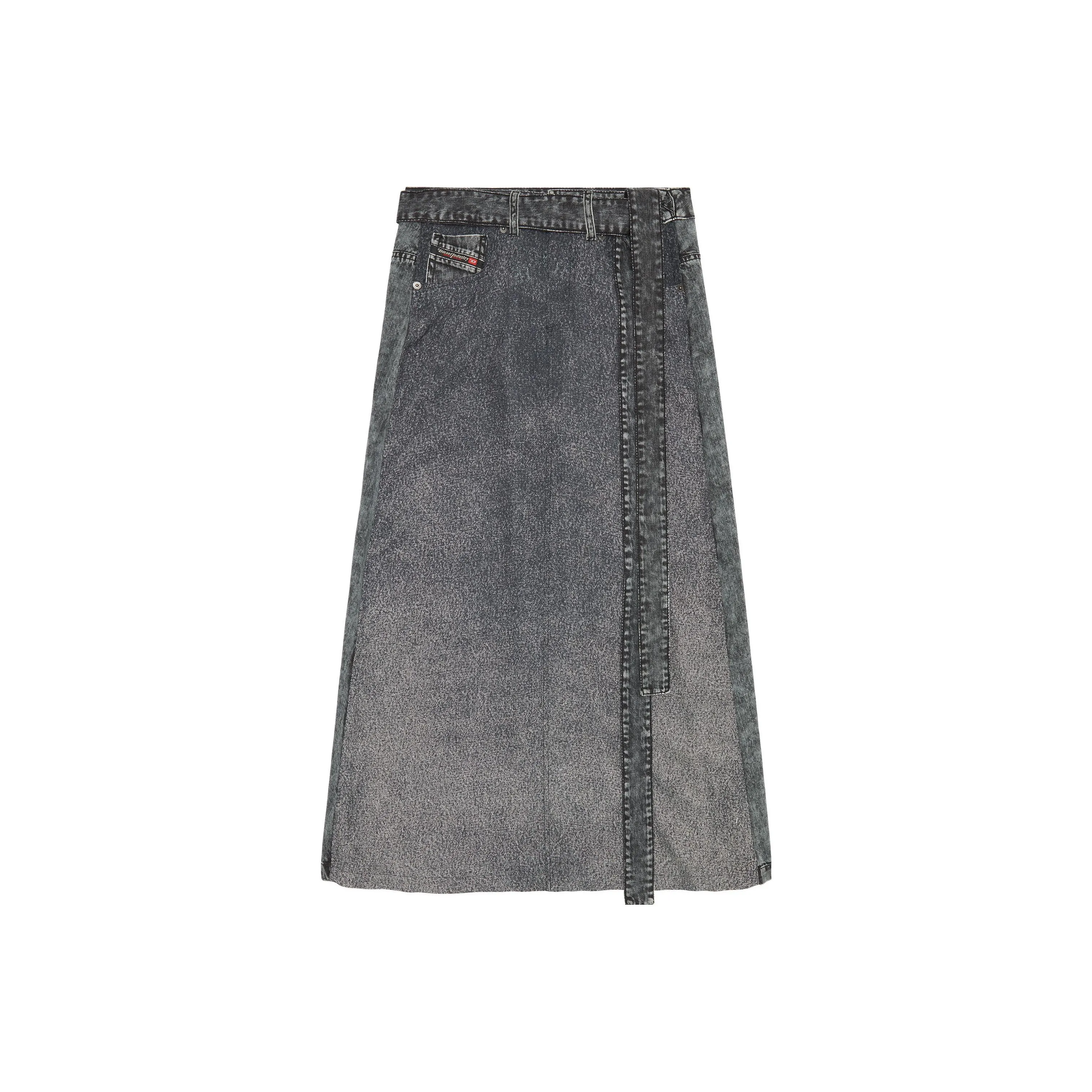 DIESEL Серые Женские Джинсовые Длинные Юбки