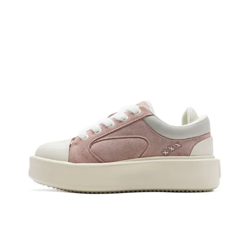 Mo Xu Кроссовки для скейтбординга Low Top Розовые Унисекс